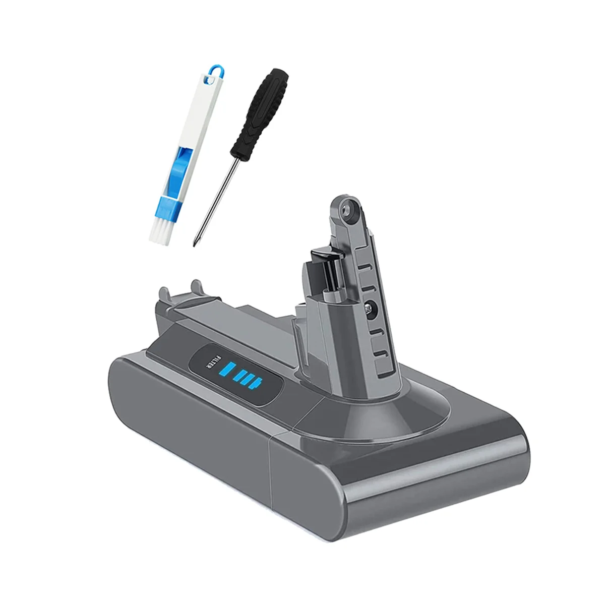 

Replace V10 Battery Adapter+Brush+Screwdriver 21.6V for V10 SV12 V10 Fluffy V10 Animal Absolute Vacuum Cleaners