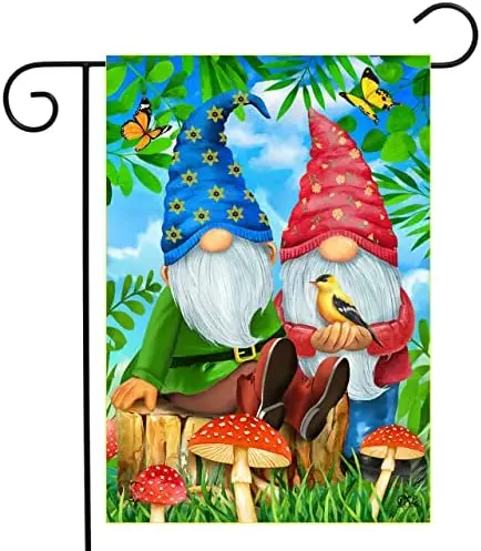 

Gnome Sweet Gnome Spring Garden Flag 12x18 Briarwood Lane
