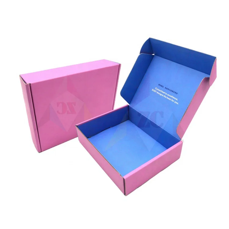 

Custom logo durable cardboard carton shoe clothing postage corrugated packaging gift mailer boxes shipping box for dress