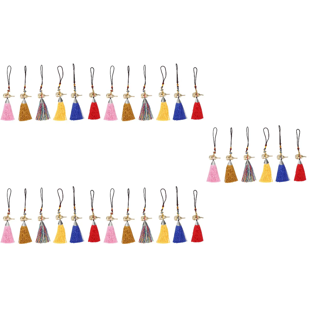 

30 Car Pendant Home Hanging Decor Decorative Luck Pendant(Mixed Color)
