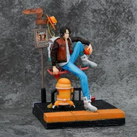 hot anime one piece monkey d luffy ace zoro sanji costume tide suit ver pvc action figure collectible model toy gifts
