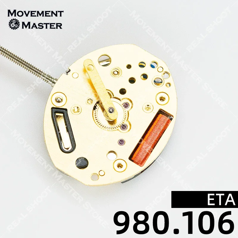 Новый оригинальный кварцевый механизм ETA 980 106 с 3 стрелками сменный электронный