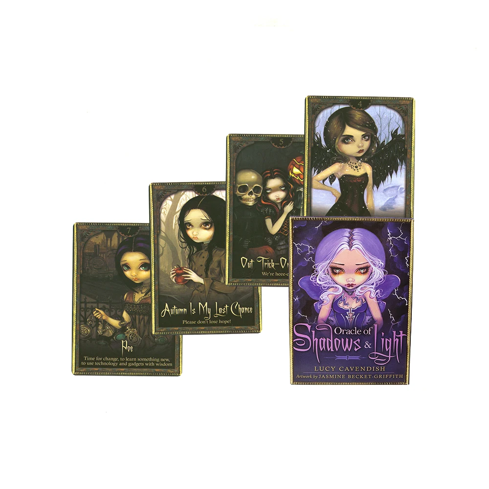 

in 2022 Shadow Oracle Cards Mysterious Fate Divination with Guidebook Tarot Cards for Beginners