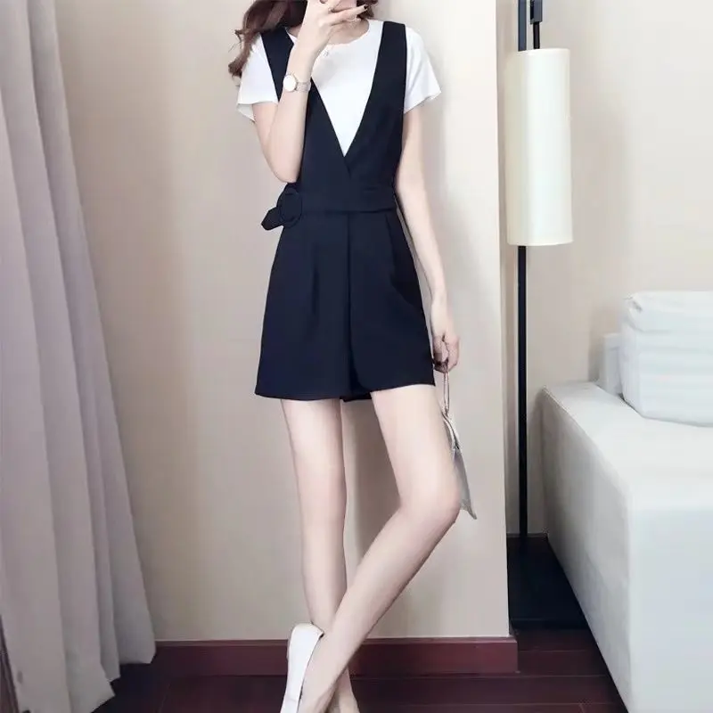 Cotton One-Piece Trousers Women's Outdoor Convenient Invisible Open Crotch Funny Pants New Overalls Fashionable Wide Leg Pants