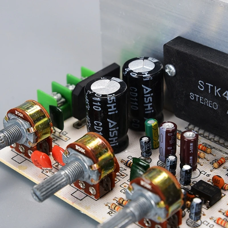 Двойной AC15-18V 50W + DX-0408 2 0-канальный STK толстопленочный стереоусилитель мощности