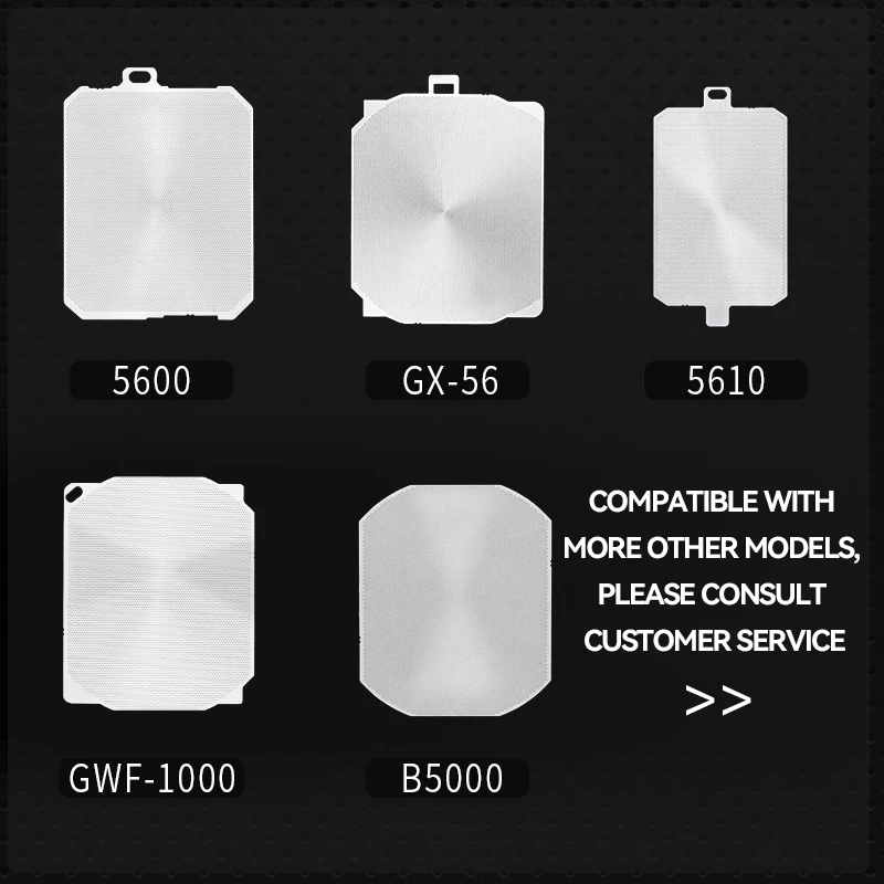 Sun Pattern Watch Dial Steel Panel Modified Accessories For Casio G-Shock DW5600 GWM5610 DW6900 GMW-B5000 GX56 GWF1000