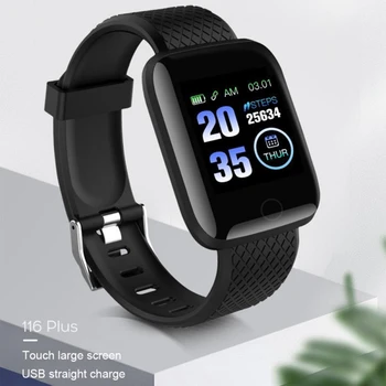 116Plus Bluetooth Smartwatch Smart Bracelet Wristbands D13 Heart Rate Blood Pressure Pedometer Fitness Watch 116 Plus Fitpro 1