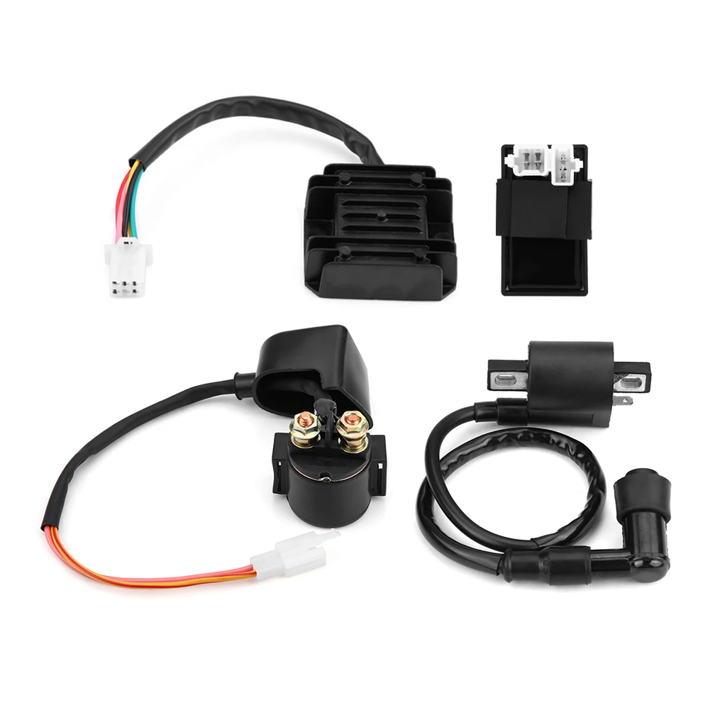 

Coil+CDI Unit+Rectifier Regulator+Solenoid for 150cc 250cc PIT Quad Dirt Bike ATV Buggy motorcycle motorcycle