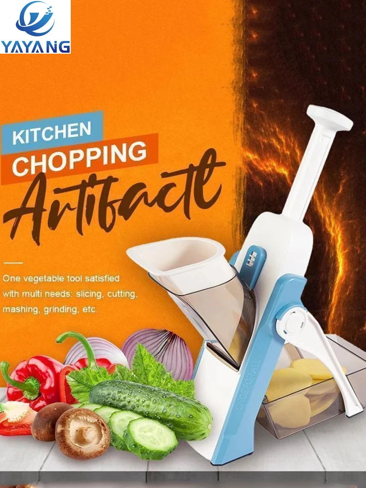 

Vegetable Slicer Safe Kitchen Gadgets Food Shredder Slicing Fruit Salad Stainless Steel Thicken Three-in-One Grater Kitchen Tool