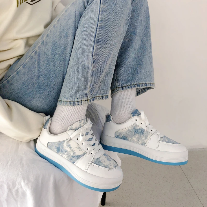 

Little White Shoes Women's 2022 Spring Autumn New Cute Cute Cute Girl Round Head Color Sole Shoes Vulcanized Shoes Flat Shoes