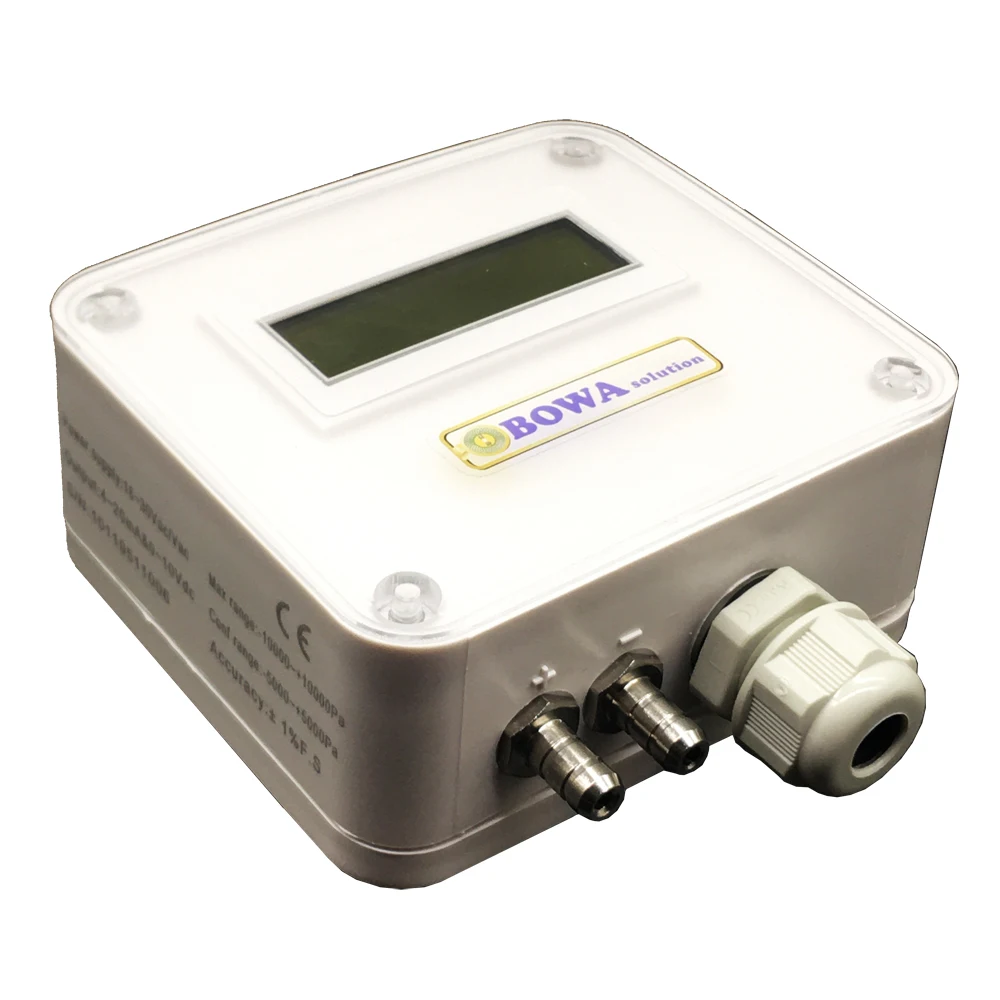 

Micro-differential pressure transmitters measure & regulate air flow of FCU, AHU, ducted air conditioner/other HVAC/R products