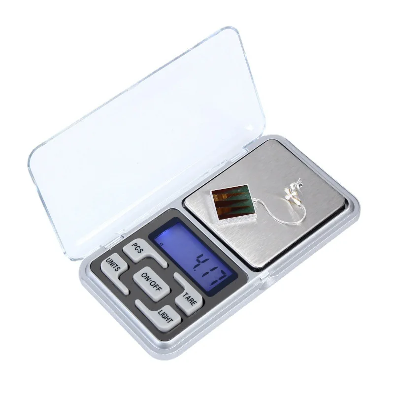 

Electronic Digital Pocket Scale 0.01g Precision Mini Jewelry Weighing Scale Backlight Scales 0.1g for Kitchen 100/200/300/500g