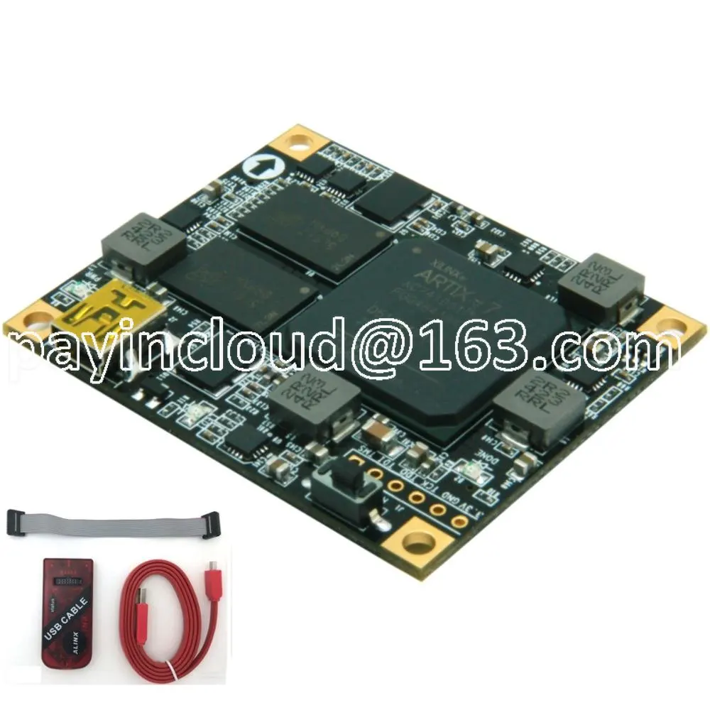 

Artix-7 A7 FPGA Core Board XC7A100T Fpga Development Board Minimum System (Core Board + USB Cable Blaster)