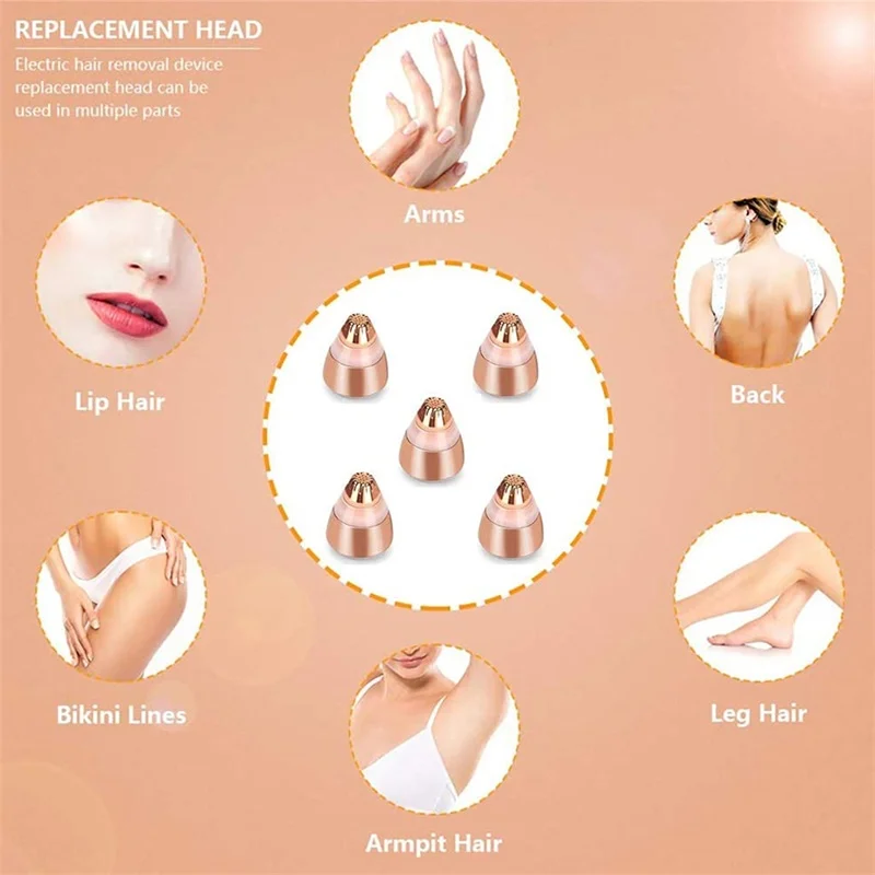 Электрический триммер сменное лезвие безболезненные детали бритвы женские