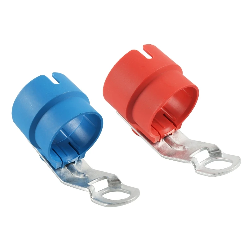 F1CF Red Trailer Plug Holder Mount on Trailer Tow Bar for 13 to 7 Pin Adapter