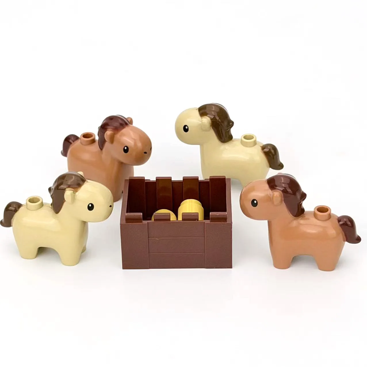 Фото Новые конструкторы LEGO: Животные, Жеребята, Пони, Боевые кони, Конные колесницы, Летающие кони, MOC, Игрушки-конструкторы, Совместимые с LEGO №2