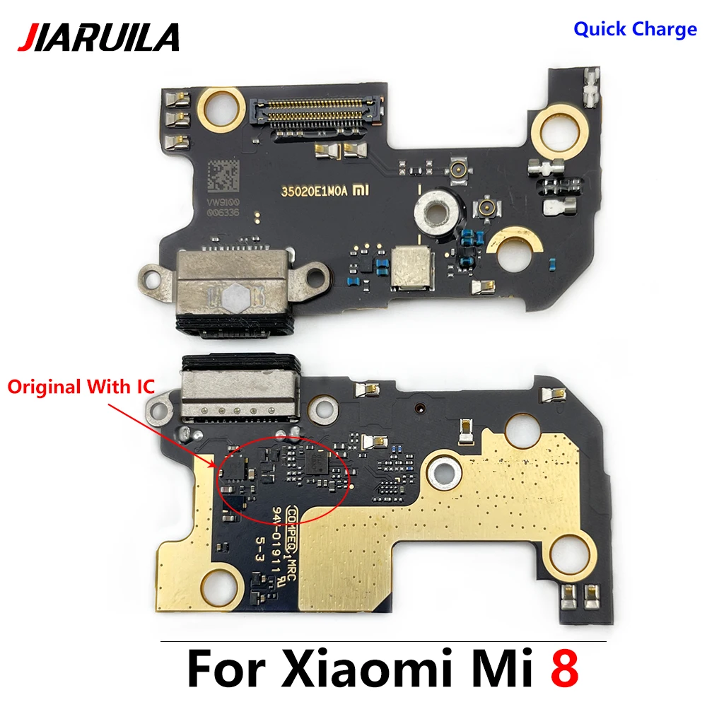 Cena 100% Oryginalna Nowa ładowarka Flex Dla Xiaomi Mi 8 Złącze Portu USB Stacja Dokująca ładowanie Flex Cable