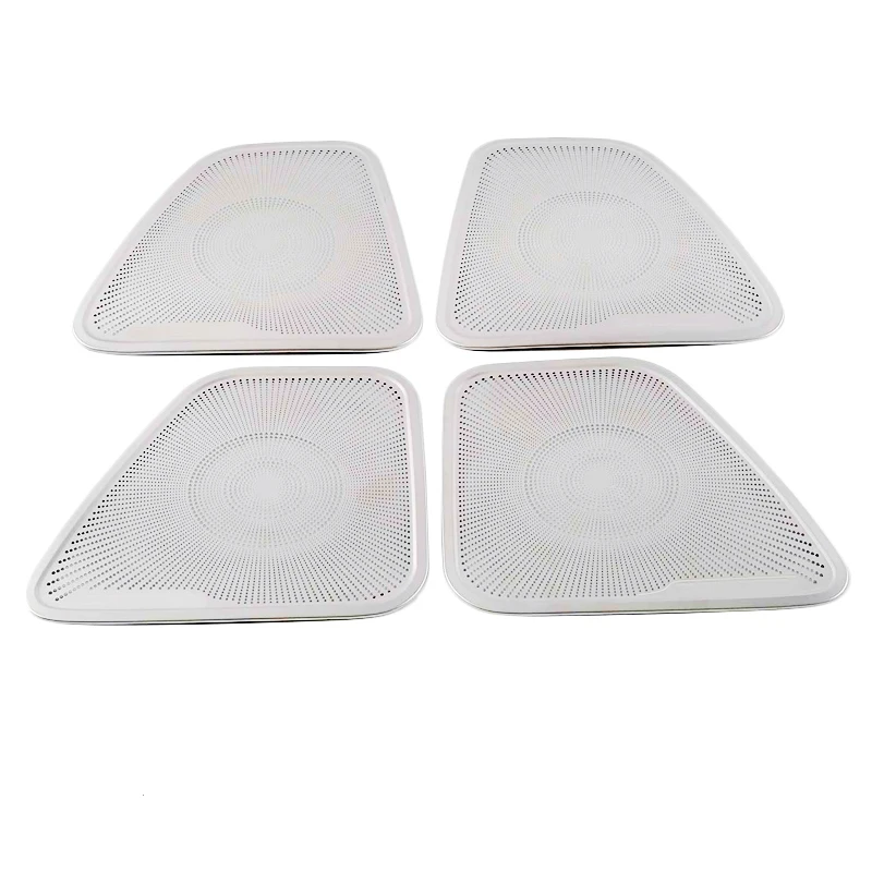 Для Mitsubishi Outlander 2012-2019 Громкий динамик для автомобильной двери хромированная колонка крышка для динамика отделка рамка наклейка аксессуары для интерьера