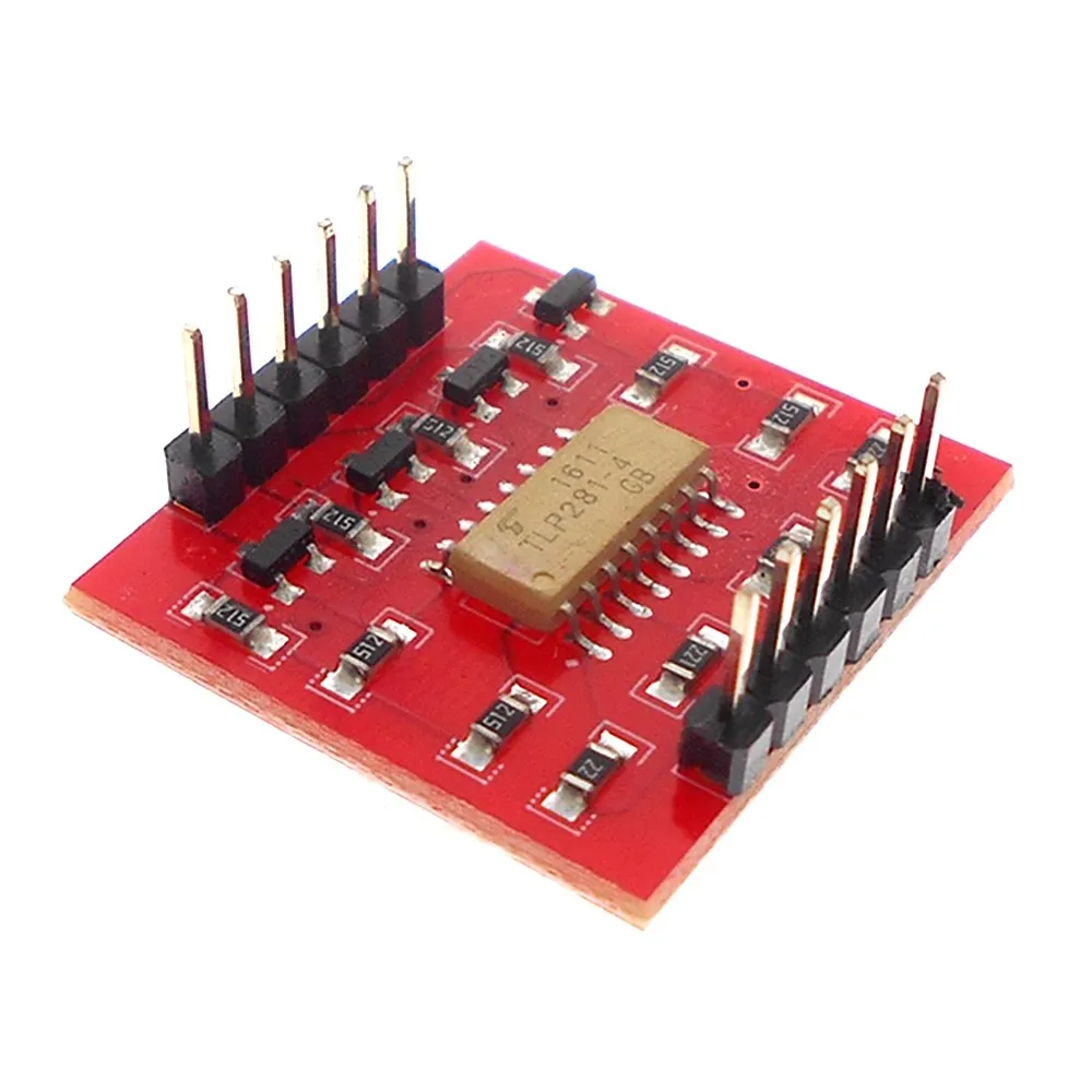 

TLP281 4-way optocoupler isolation module high and low level expansion board electronic building block module
