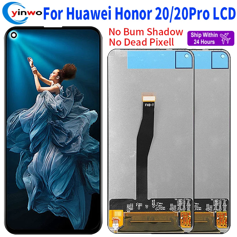 

High Quality 6.26" Original For Huawei Honor 20/20 Pro LCD Display Touch Screen Digitizer Assembly Replacement