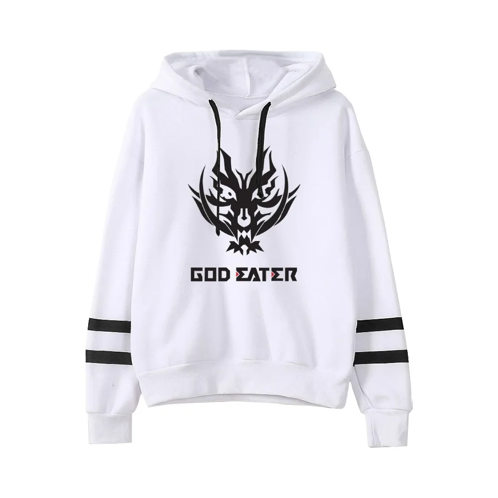 

Толстовка с капюшоном God Eater в стиле унисекс, Свитшот без карманов, с рукавом «параллельные бруски», худи для мужчин и женщин, японская одежда...