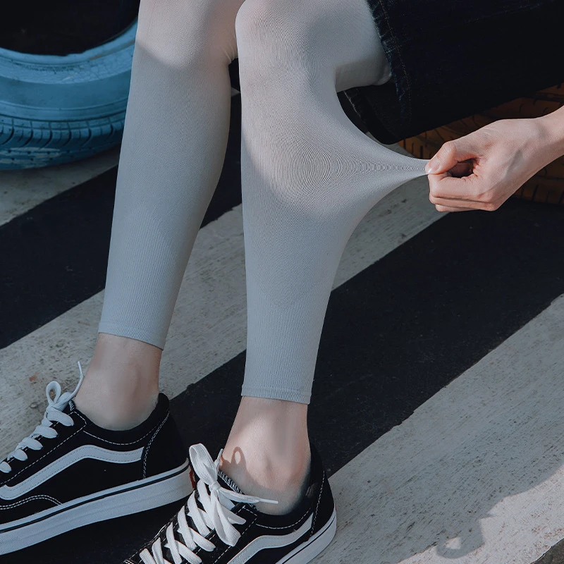 1 пара ледяных шелковых велосипедных рукавов крутые дышащие для бега защита от