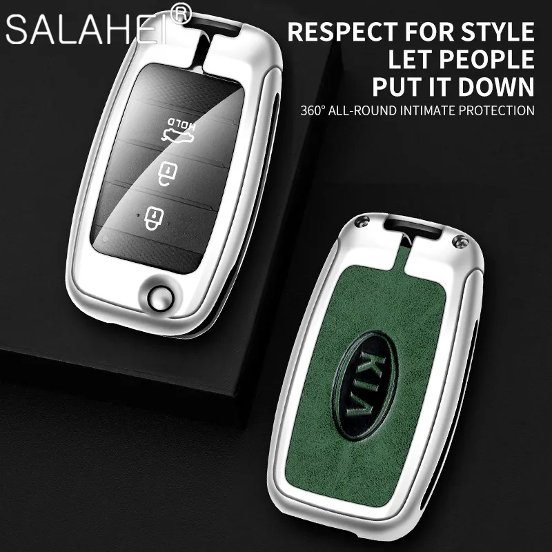 

Metal Car Key Cover Case Shell Holder For Kia Rio 3 K2 K3 K4 K5 Sportege 4 Picanto Optima Soul Ceed Sorento Forte Stinger Cerato
