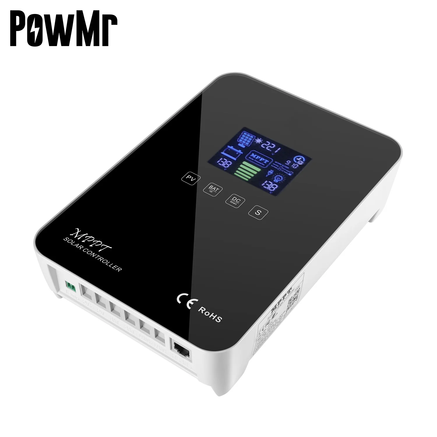 

PowMr Explorer-M EM2460 Solar Regulator 12/24V MPPT 60A Support WIFI Cloud Monitoring Solar Charge Controller for Li-ion Battery