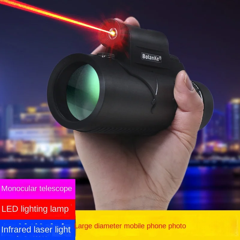 Купи 12X50 Monocular High Quality Monocular Infrared Telescope Professional Outdoor High Power High Definition Night Vision Telescope за 1,336 рублей в магазине AliExpress