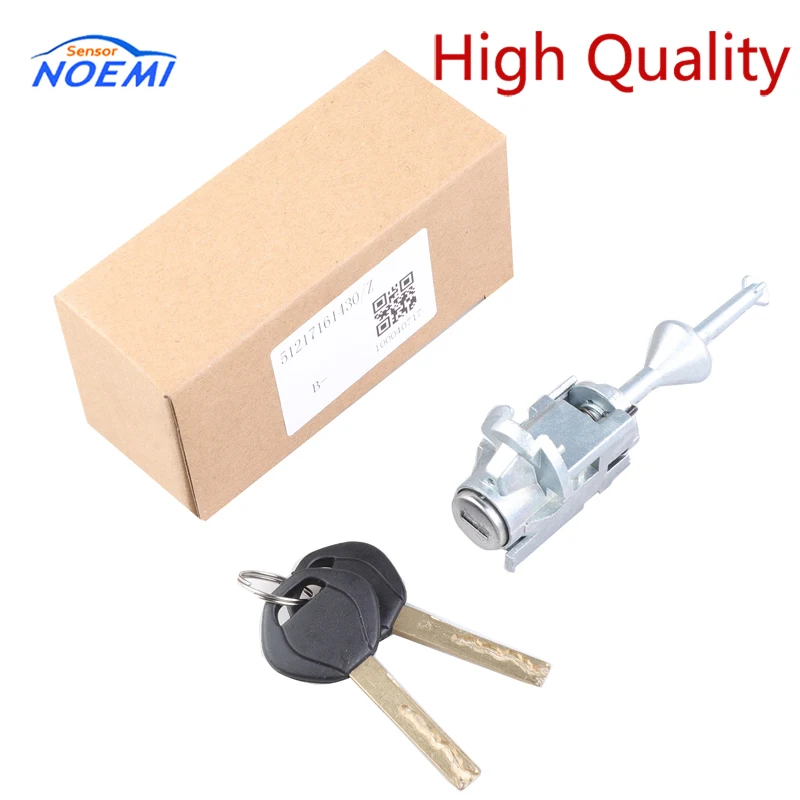 

YAOPEI 51217161430 Left Ignition Switch Lock Cable With 2 Keys for BMW 1 Series E81 E82 E87 E88