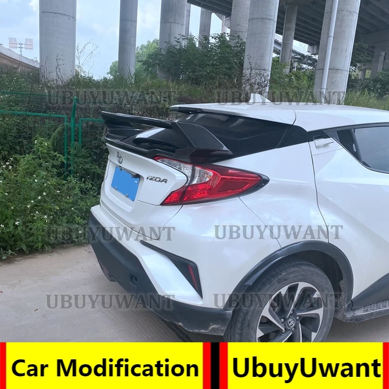 

Высококачественный задний спойлер из АБС-пластика для багажника, автомобильные аксессуары для Toyota CHR C-HR 2016 2017 2018