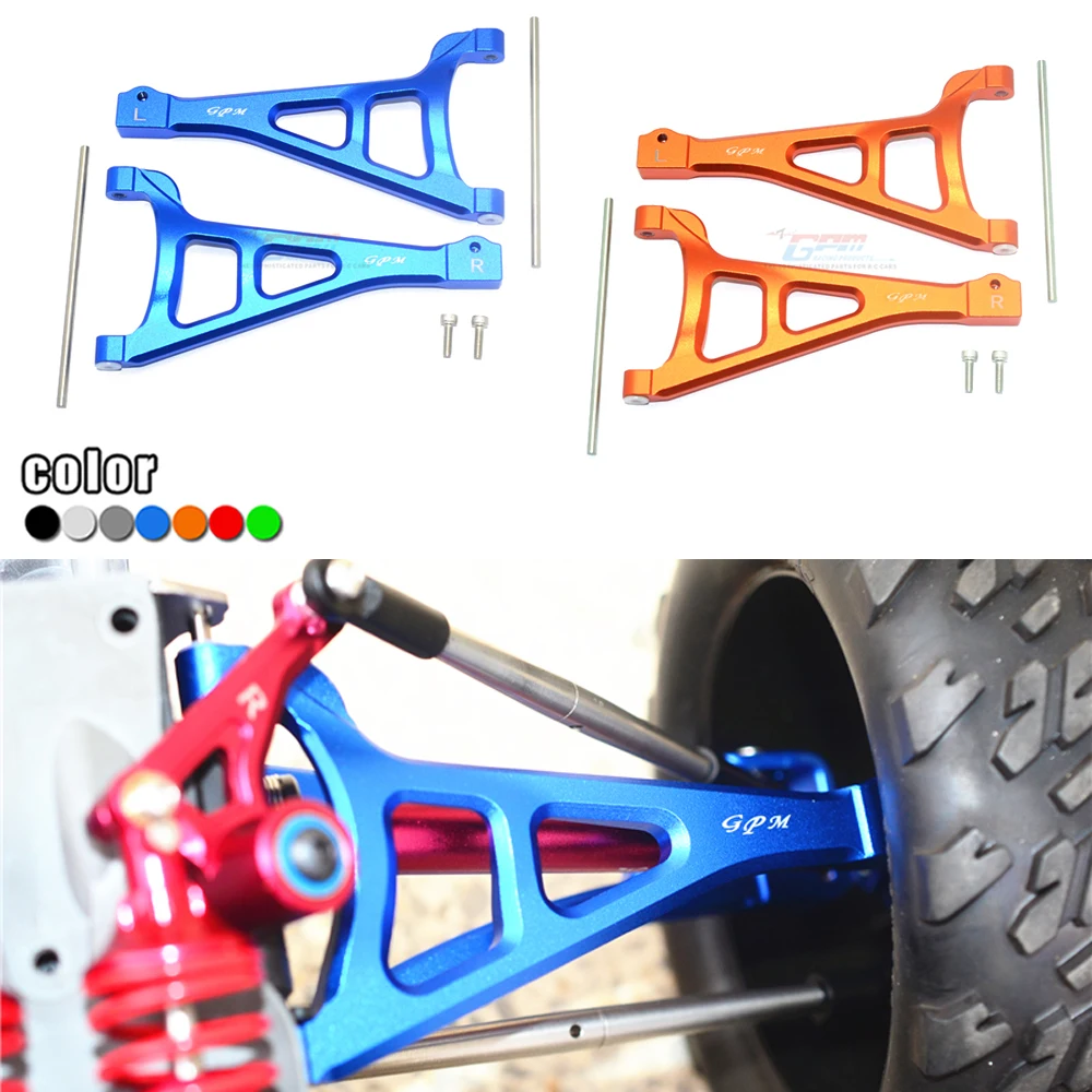 

GPM TRAXXAS 1/10 E REVO E-REVO 2,0 86086-4 монстр-Трак металлический алюминиевый сплав Передняя верхняя Поворотная рука