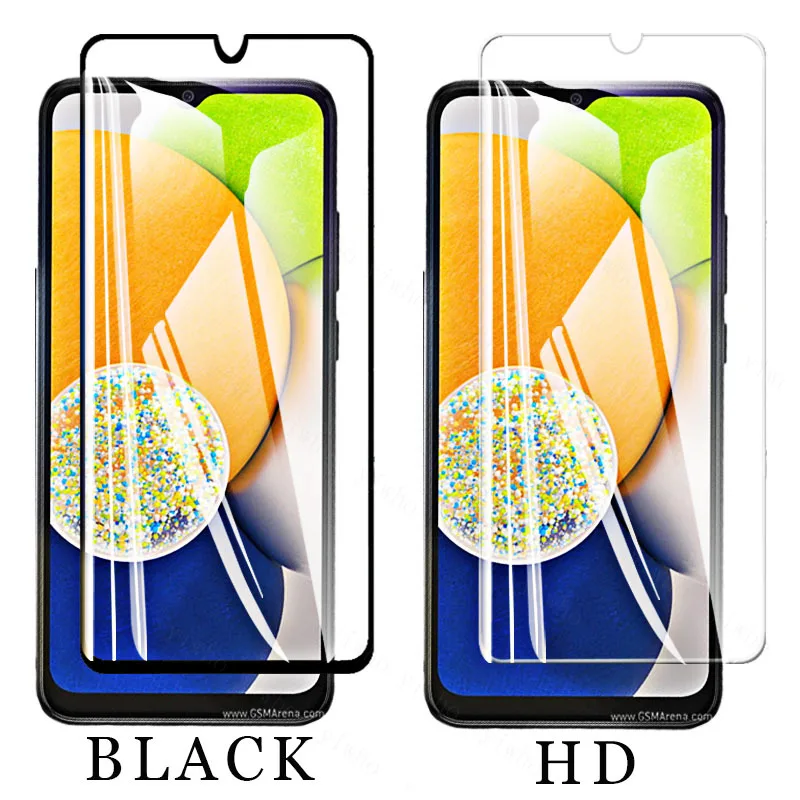 for samsung galaxy a03 glass for samsung a03s a52s a72 a42 a32 a22 a12 a13 5g a02s tempered glass hd screen protector lens glass free global shipping