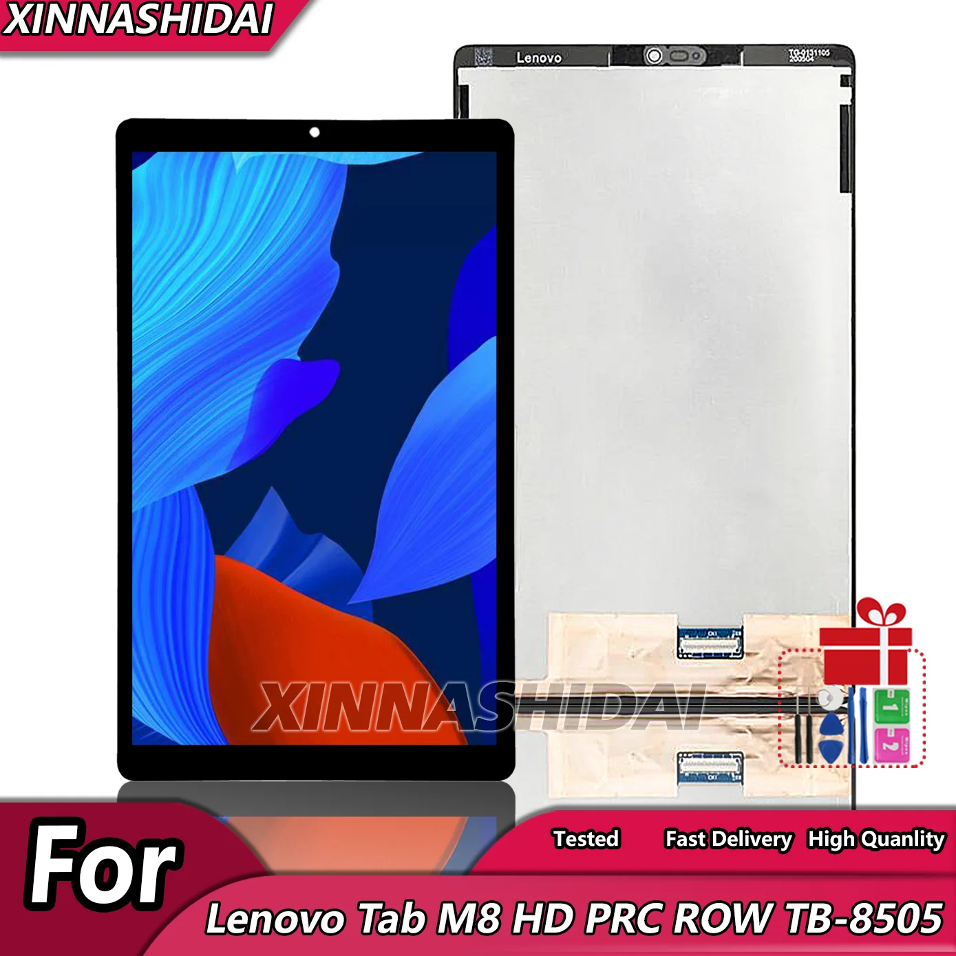 Для Lenovo Tab M8 HD PRC ROW TB-8505 TB-8505F TB-8505N LCD дисплей сенсорный экран дигитайзер стекло в
