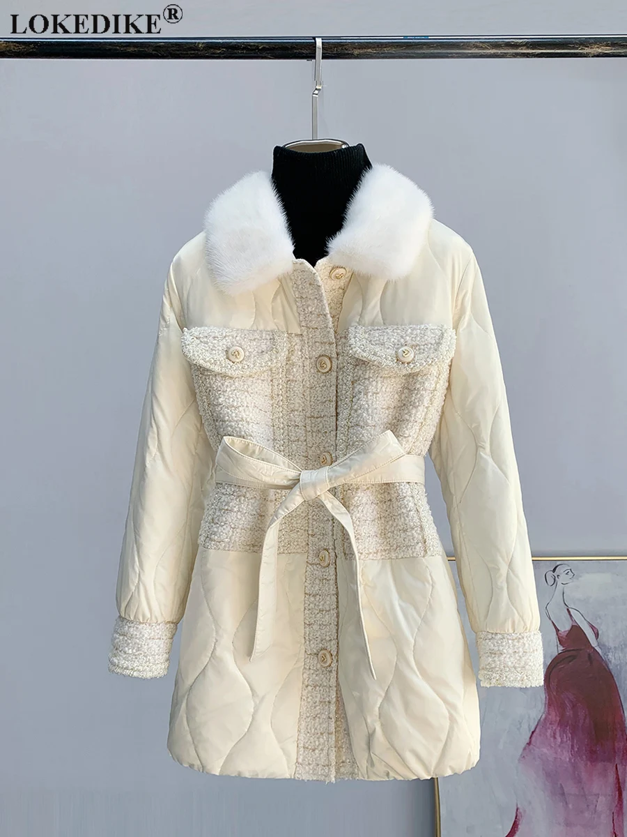 Меховой воротник из норки