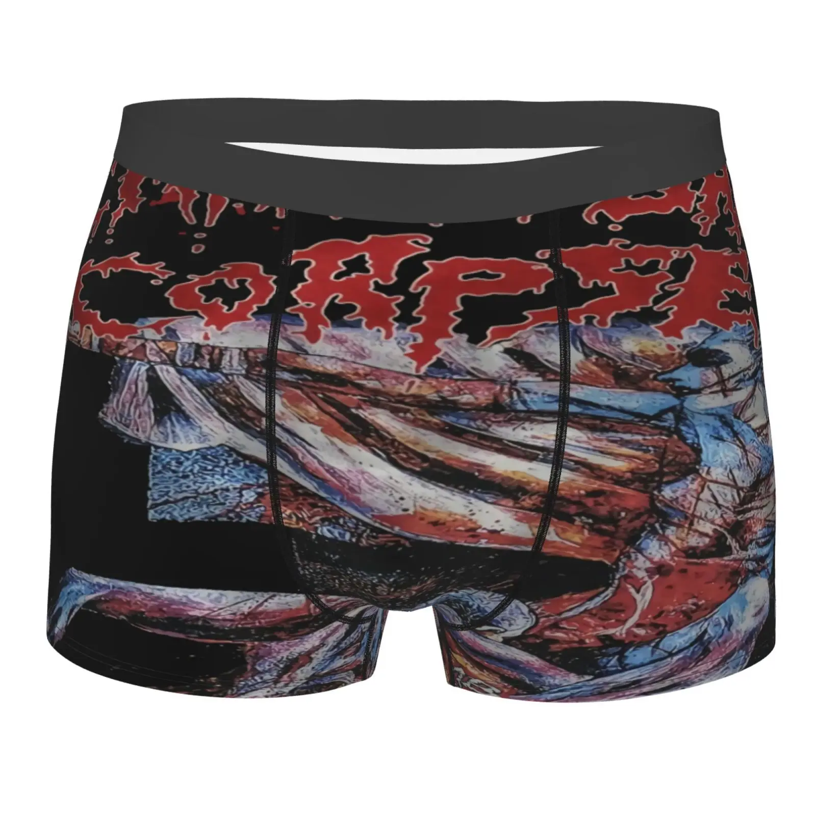 

Трусы-боксеры Cannibal, трусы-боксеры, красные, зеленые мужские Длинные Трусы 4Xl, мужское нижнее белье, сексуальное мужское белье из полиэстера