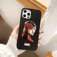 bandai three dimensional marvel iron man phone cases for iphone 13 12 11 pro max mini xr xs max 8 x 7 se 2020 back cover