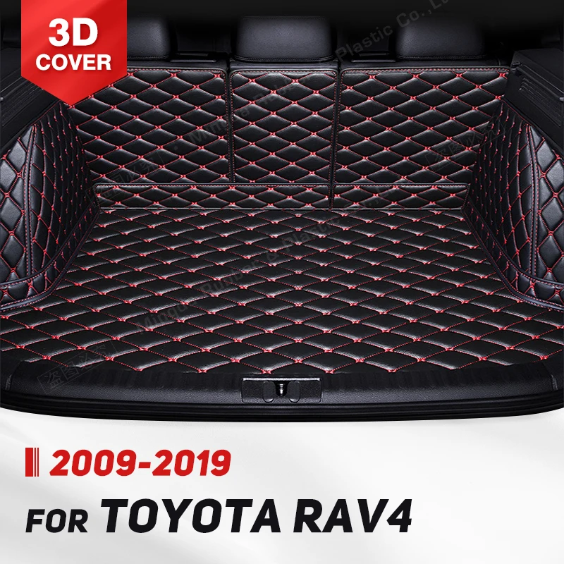 

Автомобильный коврик для багажника с полным покрытием для Toyota RAV4 2009-2019 12 11 10, автомобильный коврик для багажника, подкладка для груза, защитные аксессуары для интерьера
