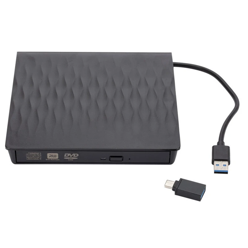 

Тонкий внешний DVD-привод USB 3,0, мобильный оптический привод RW, CD-привод, считыватель, проигрыватель, оптические приводы для ПК, ноутбука, насто...