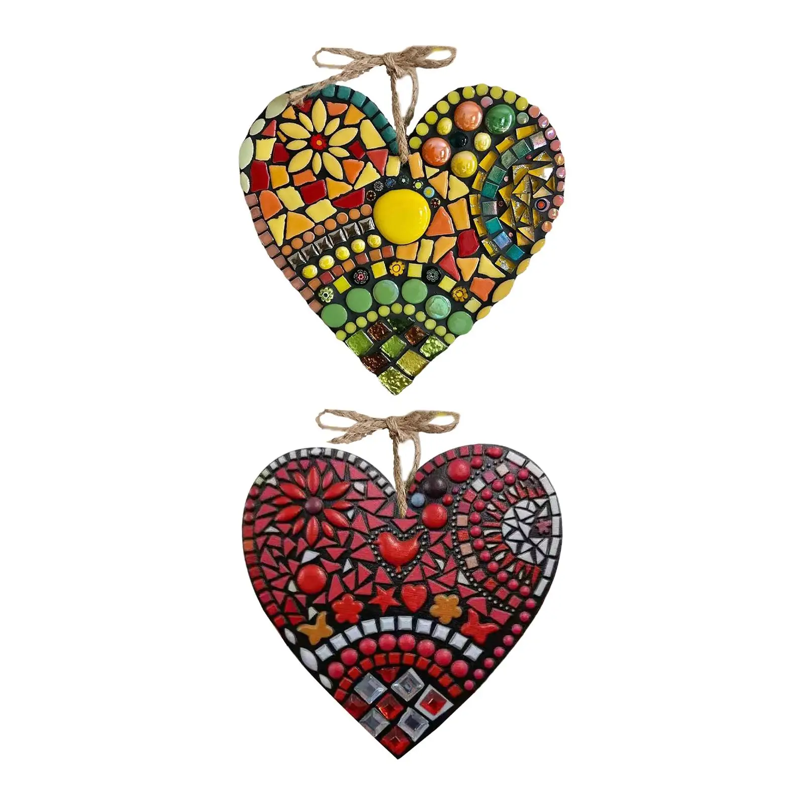 

Resin Love Pendant Hanging Crafts Heart Sculpture for Garden Decor Ornament