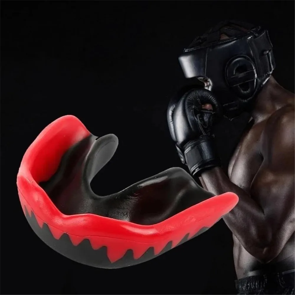 

Professional Mouth Guard Adult Karate Muay Safety Soft EVA Mouth Protective Teeth Guard Sport Football Basketball Thai Boxing