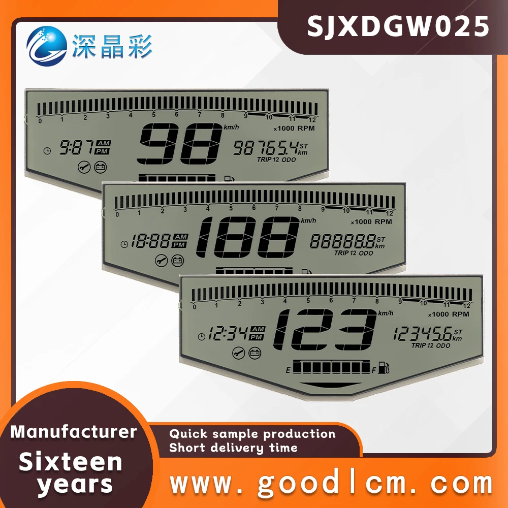 Индивидуальный антибликовый экран HTN для мотоциклетного сегментного прибора