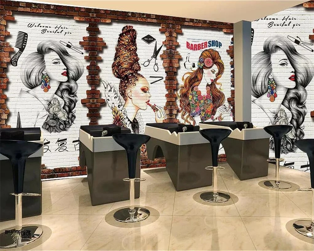 Самоклеящиеся 3D-обои на заказ модные водонепроницаемые декоративные фрески в