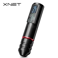 XNET Vane Wireless Tattoo Pen Machine Powerful Brushless Motor with Touch Screen Battery Capacity 2400mAh for Tattoo Artists