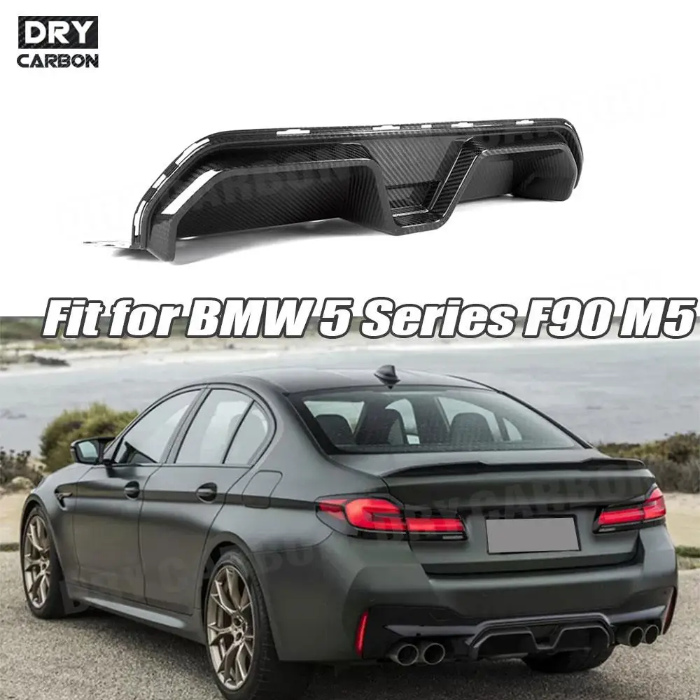 Задний диффузор из углеродного волокна бампер для BMW 5 серии F90 M5 Competition 2020+