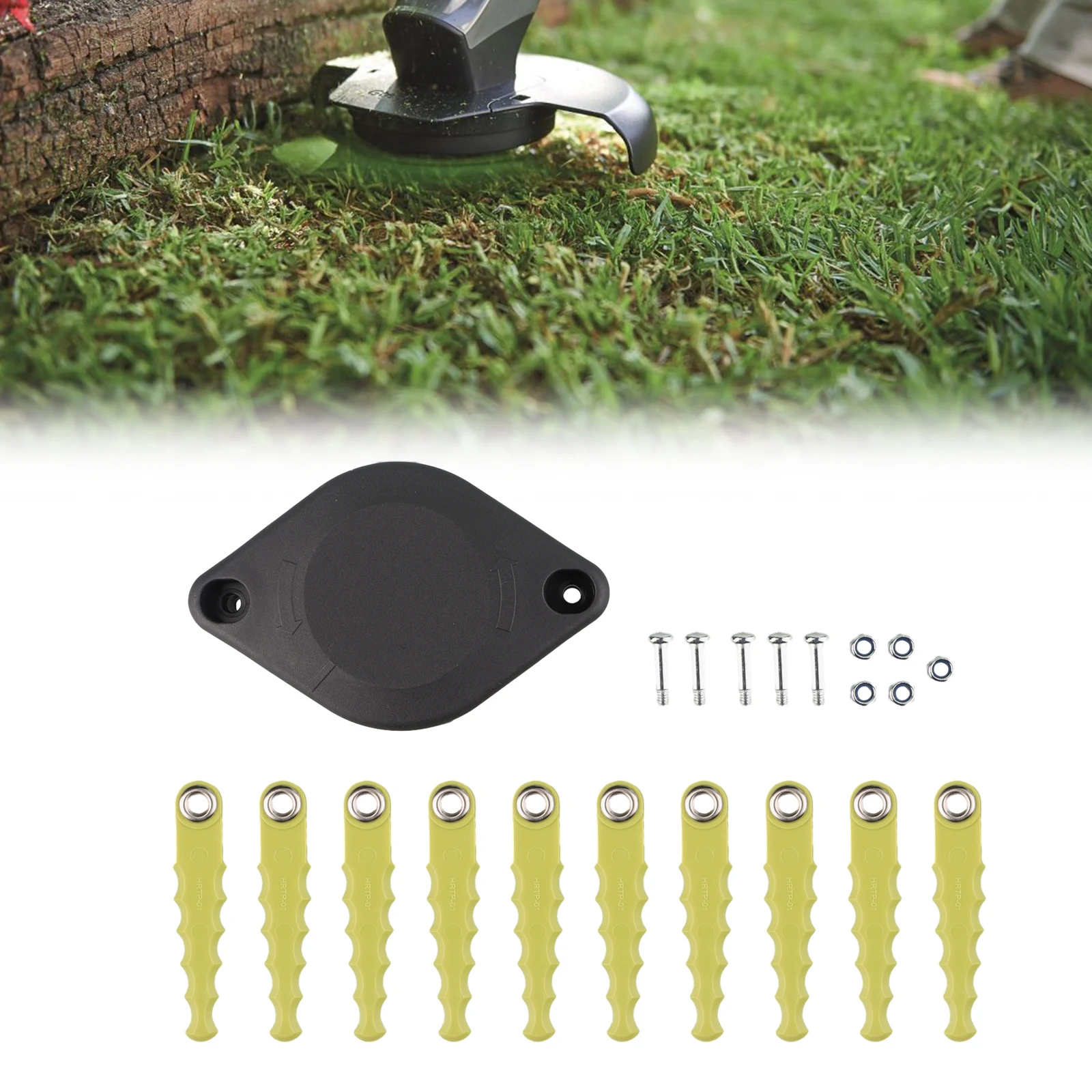 Головка для обрезки с 10 пластиковыми лезвиями RAC155 Пластиковое запасное лезвие