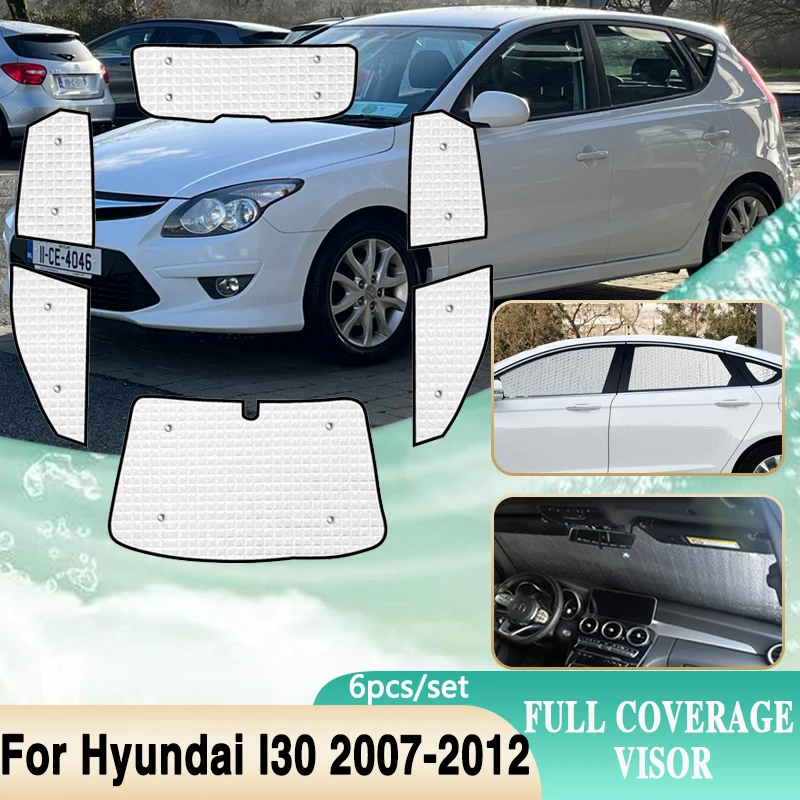 

Full Covers Sunshades For Hyundai Elantra I30 I30CW FD 2007~2009 2010 2011 2012 Car Accessories Surround Windshield Window Visor