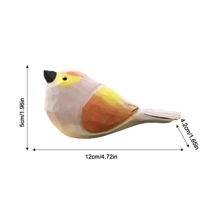 Фигурки птиц резные деревянные птицы ручной работы декоративные уличные и