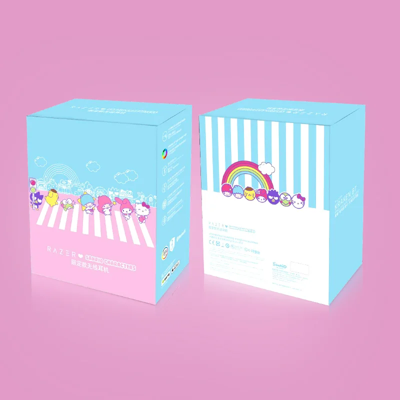 kawaii razer sanrio hello kitty limited edition cute gaming office bluetooth wireless headset laptop birthday gift free global shipping