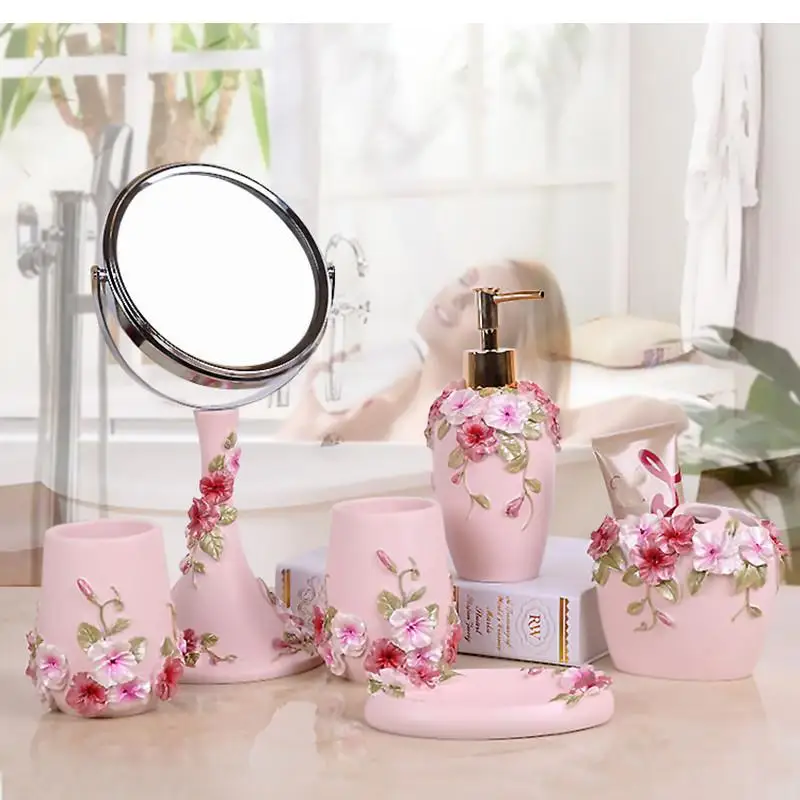

Household items Bathroom sets Resin lotion bottles Toothbrush holders Soap boxes Bathroom accessories Bathroom appliances